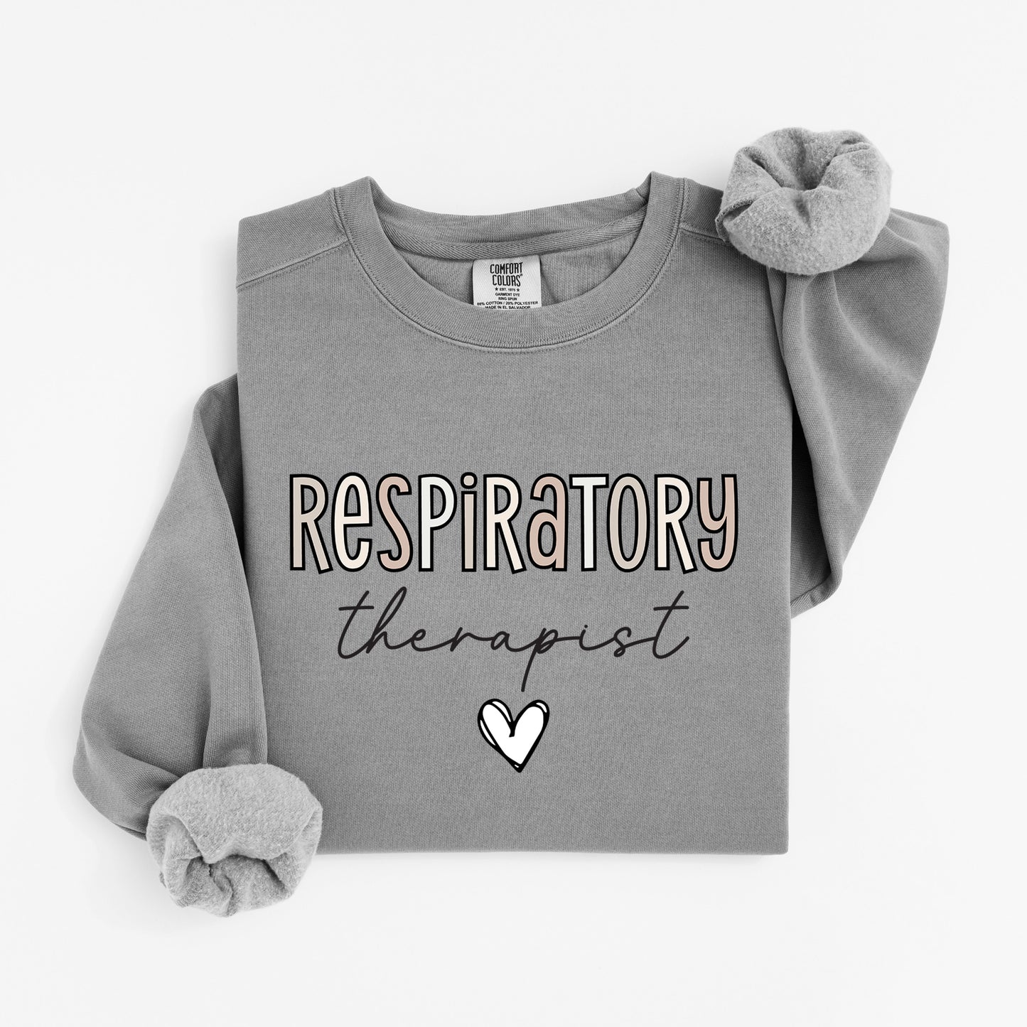 Respiratory Therapist Sweatshirt – Bold & Heartfelt Crewneck for RTs
