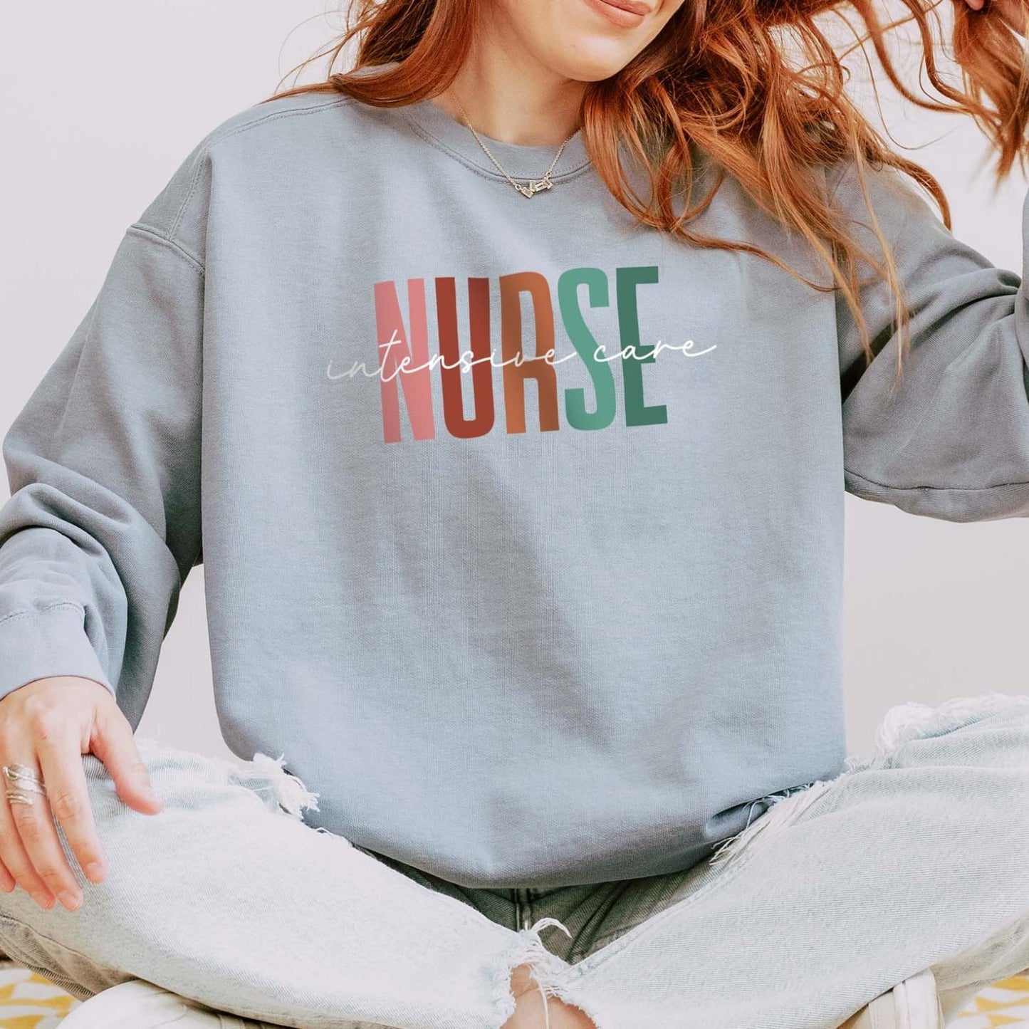 Intensive Care Nurse Sweatshirt – Cozy Crewneck for Critical Care Warriors