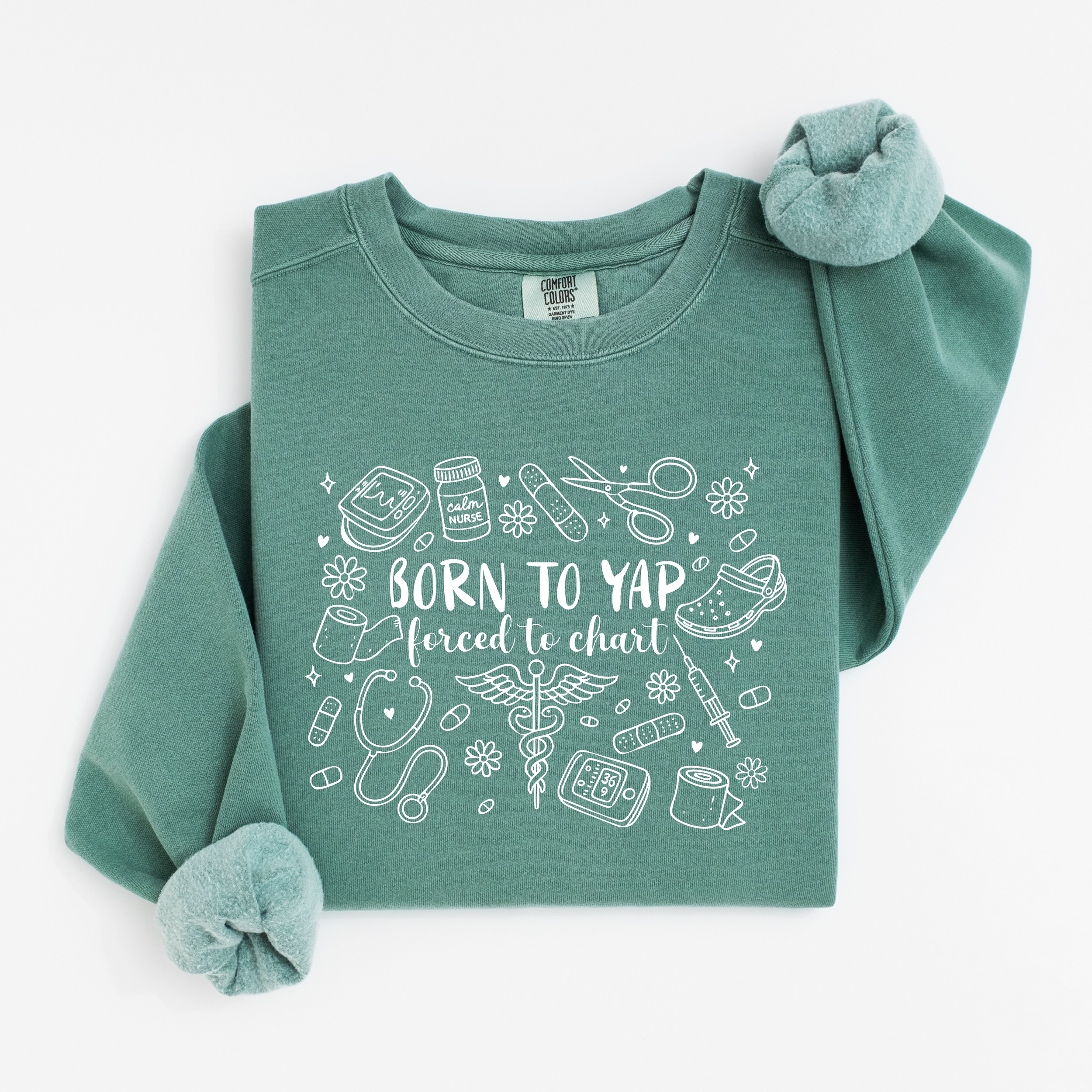 Born to Yap, Forced to Chart Sweatshirt