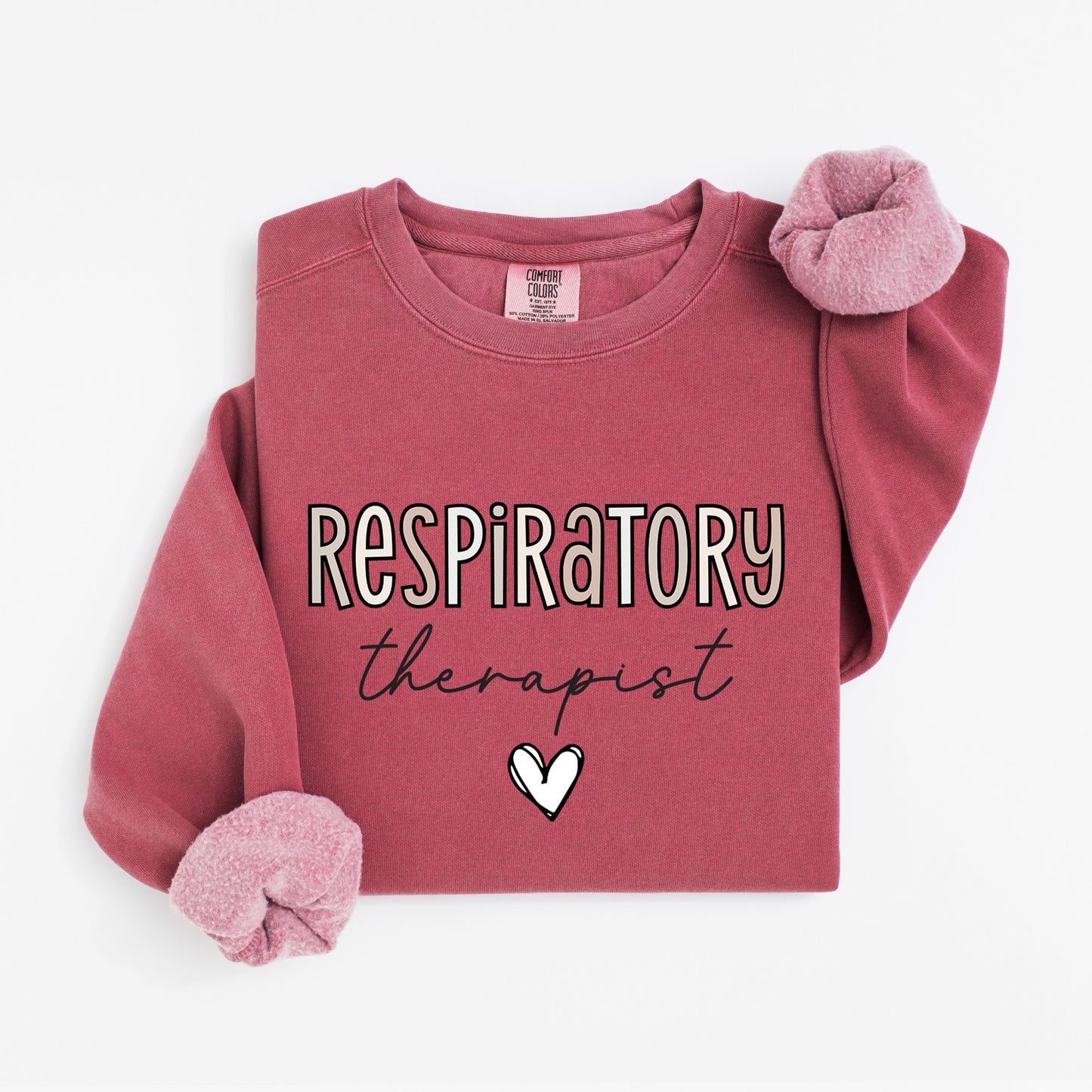 Respiratory Therapist Sweatshirt – Bold & Heartfelt Crewneck for RTs