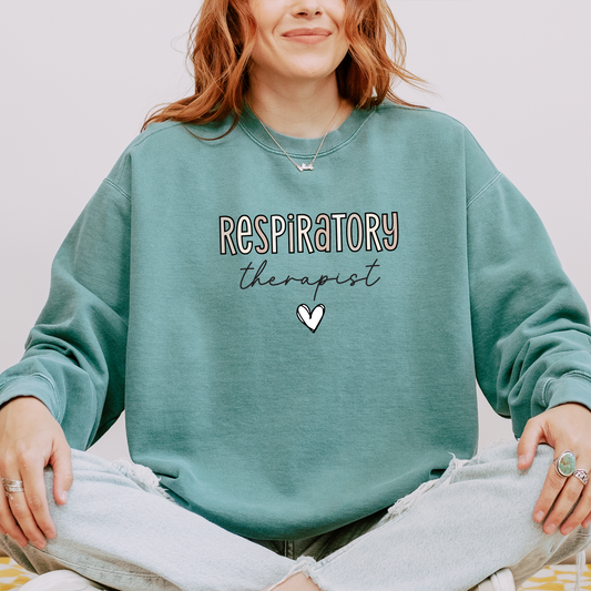 Respiratory Therapist Sweatshirt – Bold & Heartfelt Crewneck for RTs