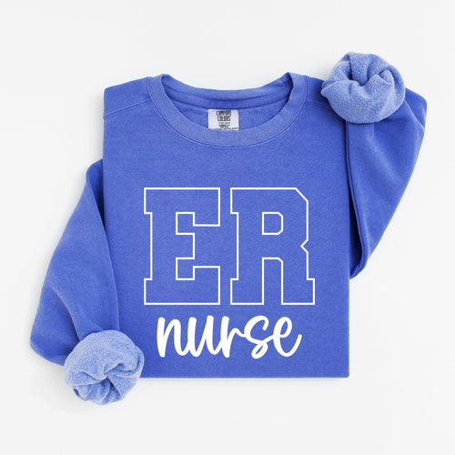 ER Nurse Varsity Crewneck