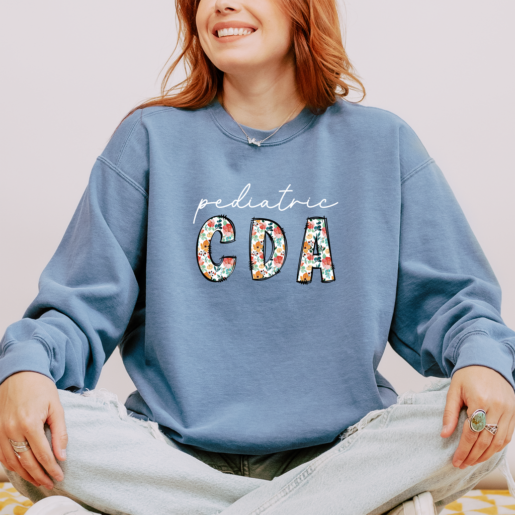 Pediatric CDA Floral Sweatshirt