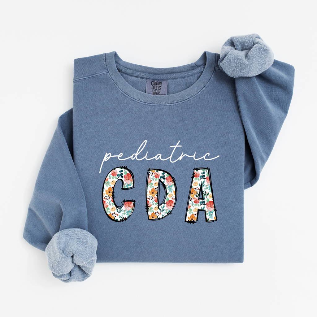 Pediatric CDA Floral Sweatshirt