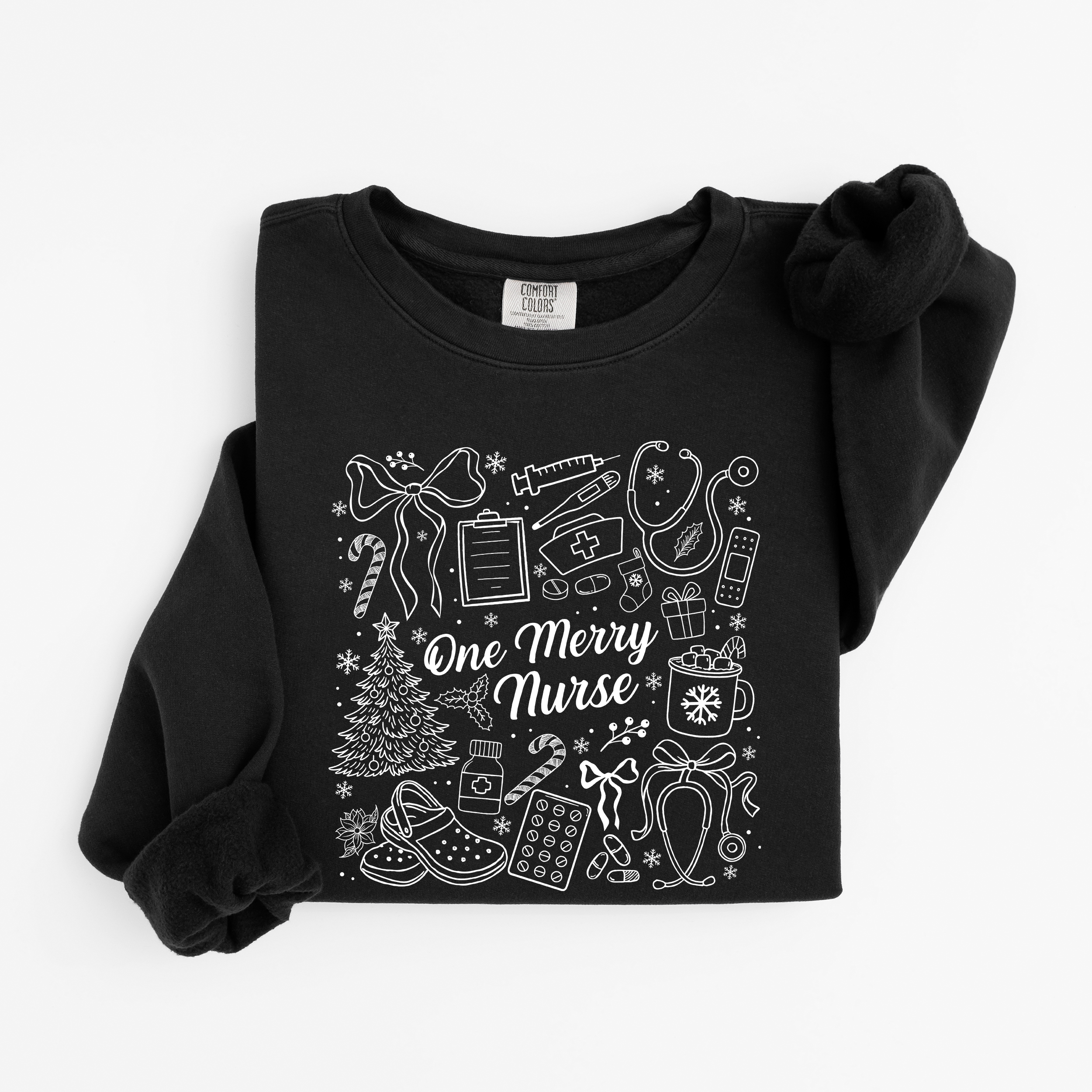 One Merry Nurse Christmas Sweatshirt