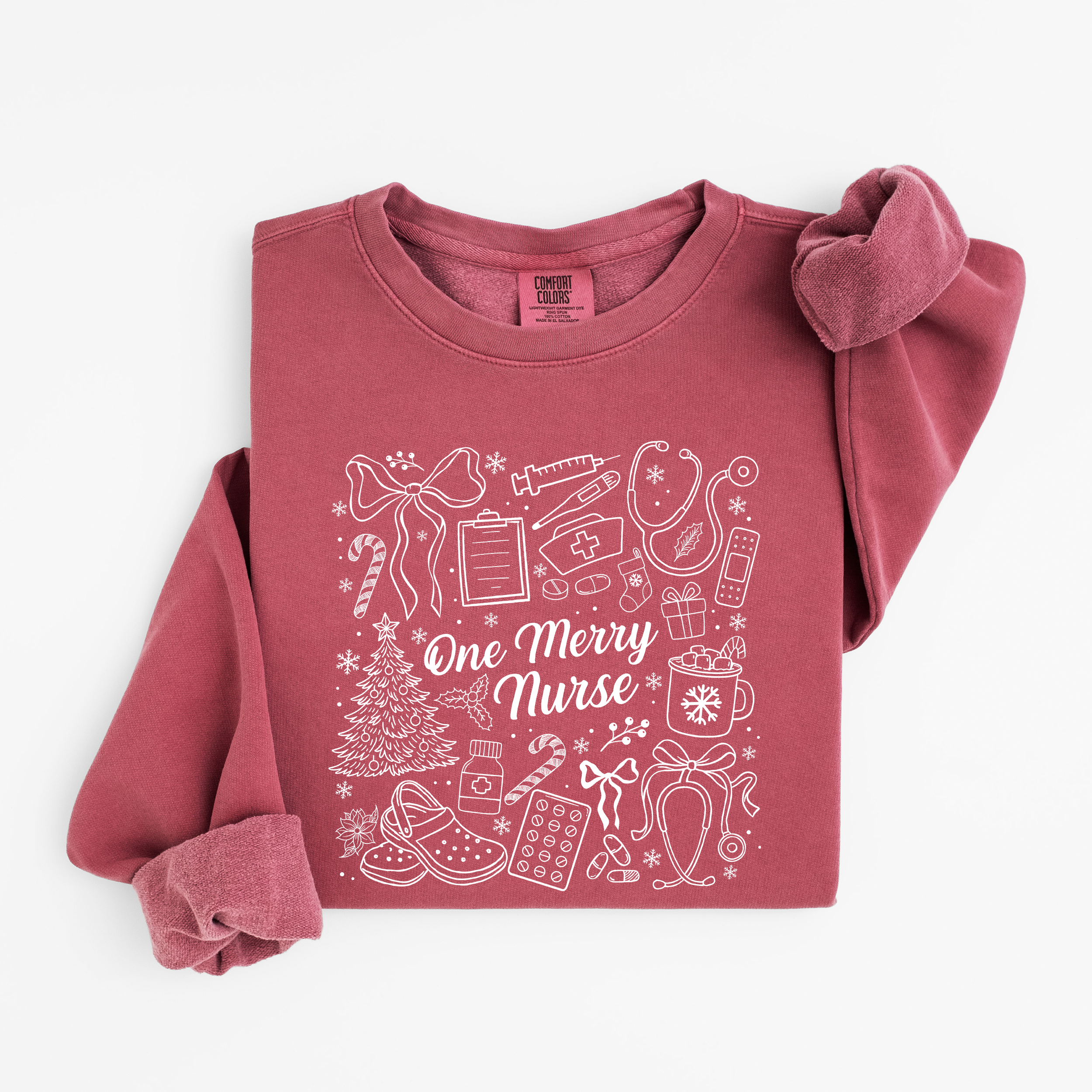 One Merry Nurse Christmas Sweatshirt