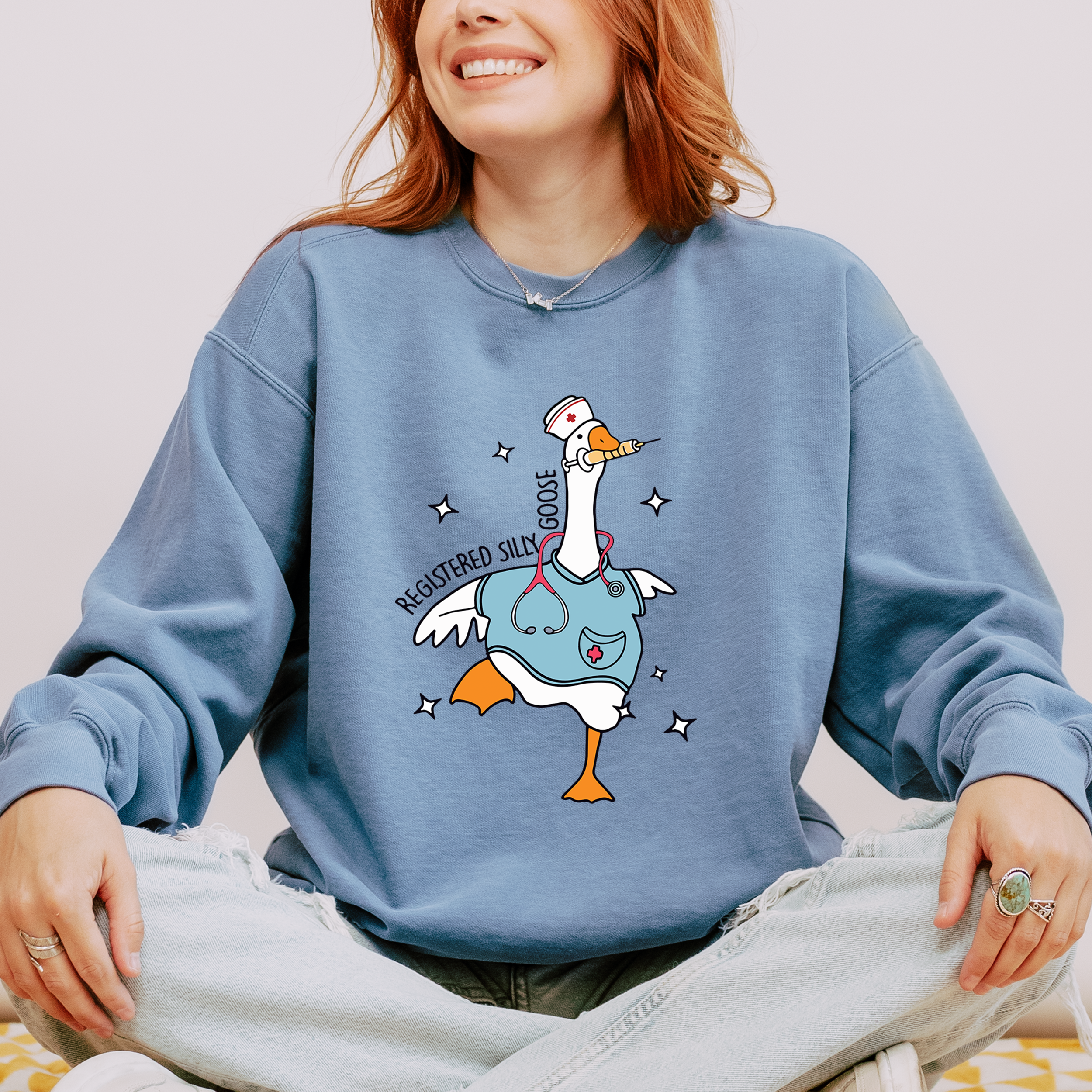 Registered Silly Goose Nurse Sweatshirt