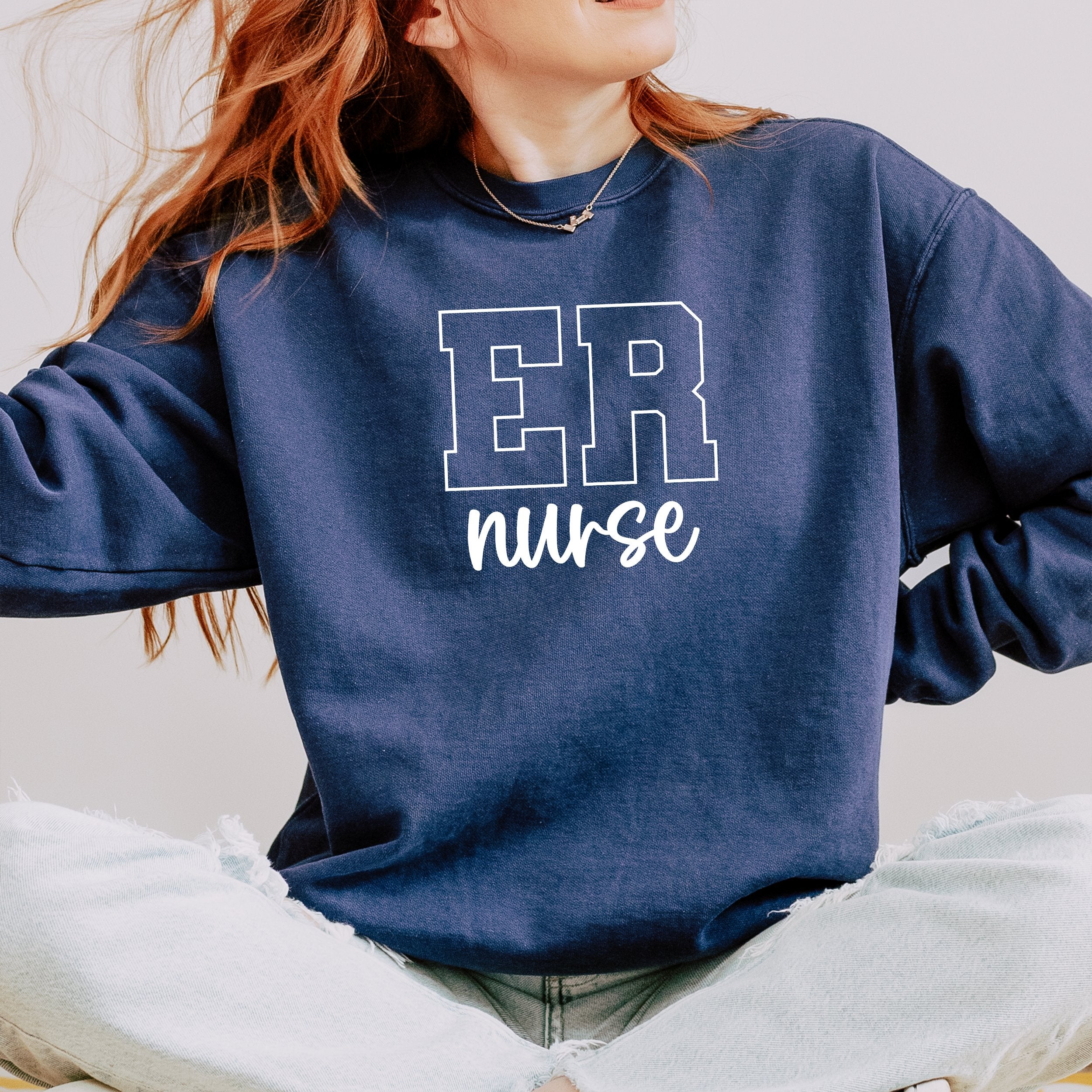 ER Nurse Varsity Crewneck