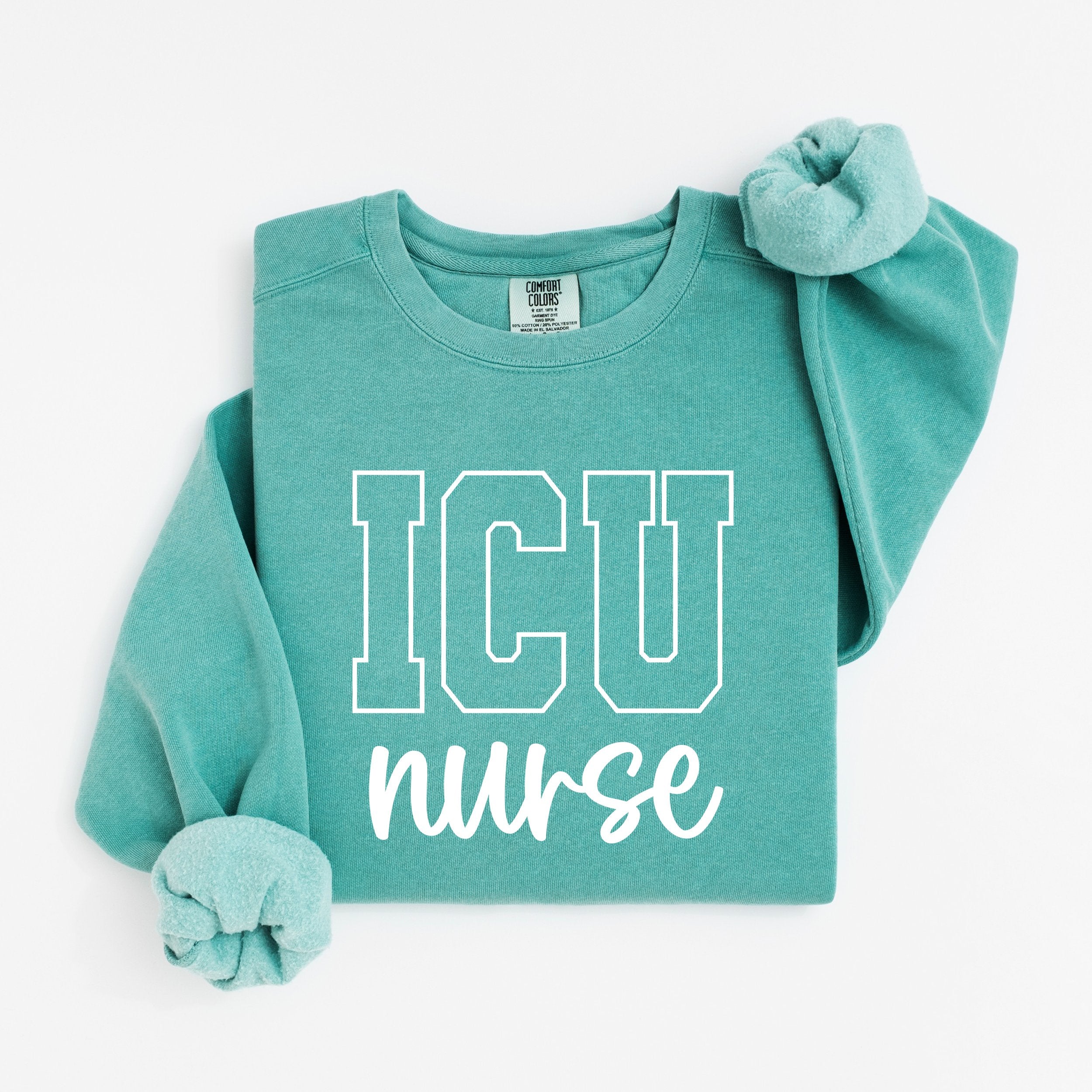 ICU Nurse Varsity Crewneck