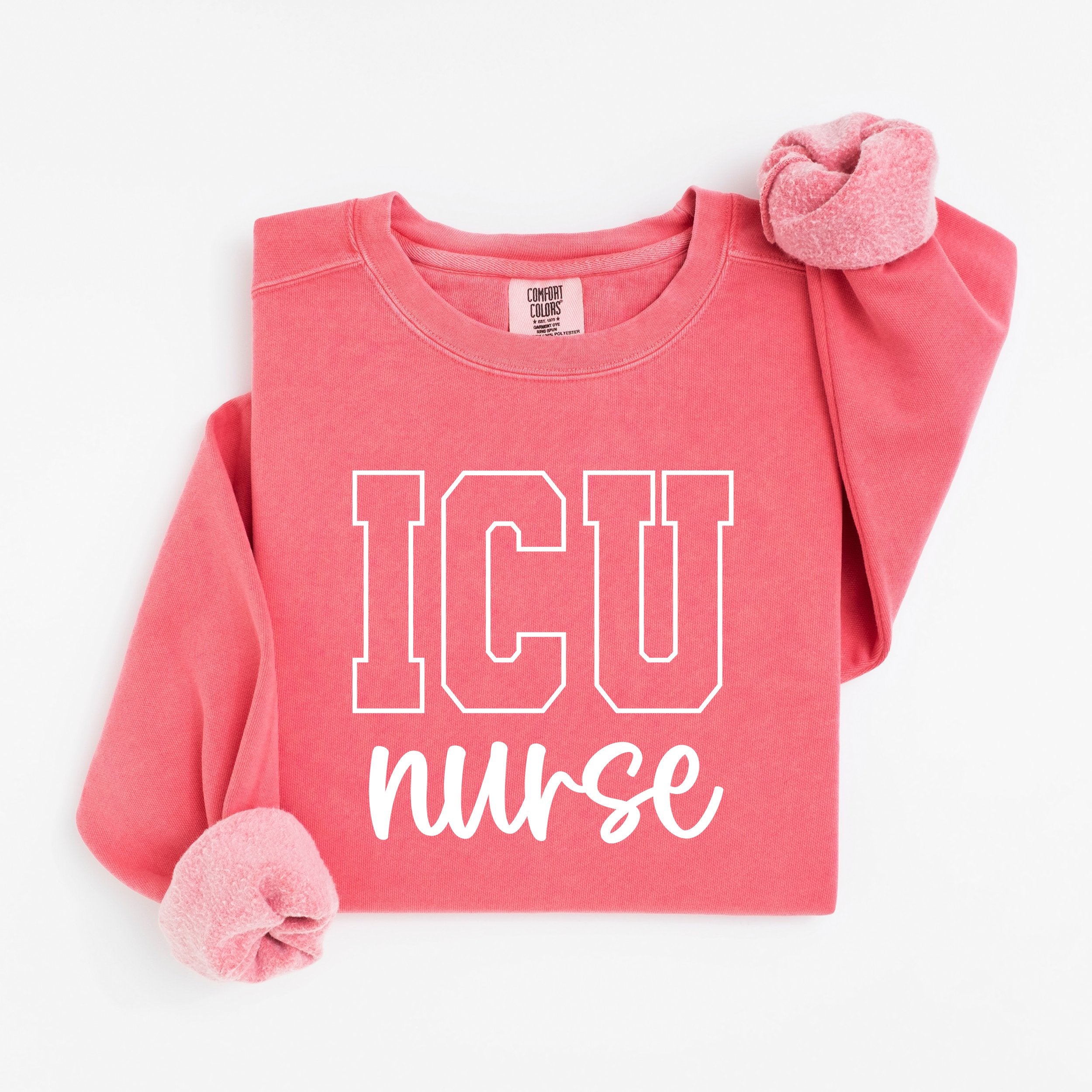 ICU Nurse Varsity Crewneck