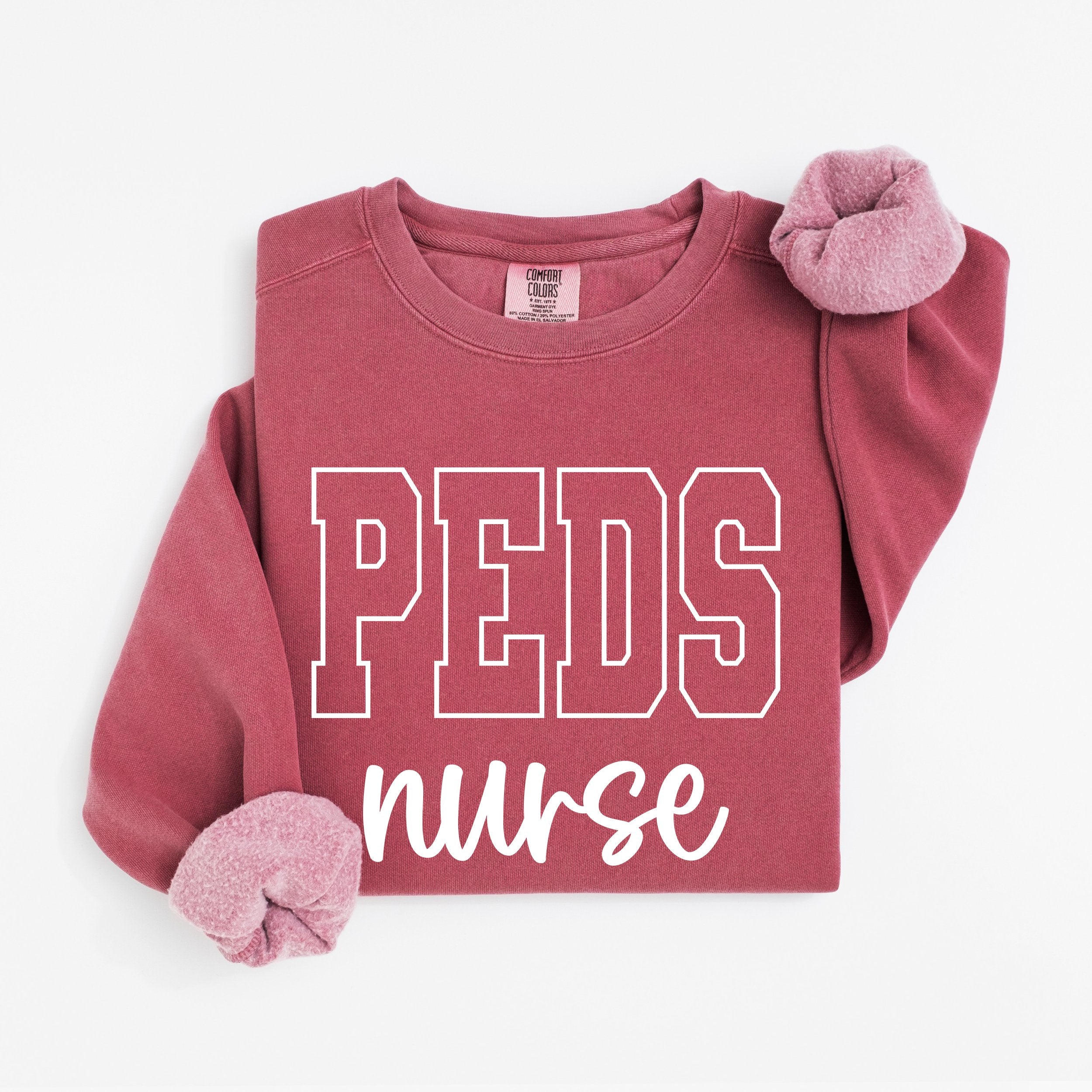 Peds Nurse Varsity Crewneck
