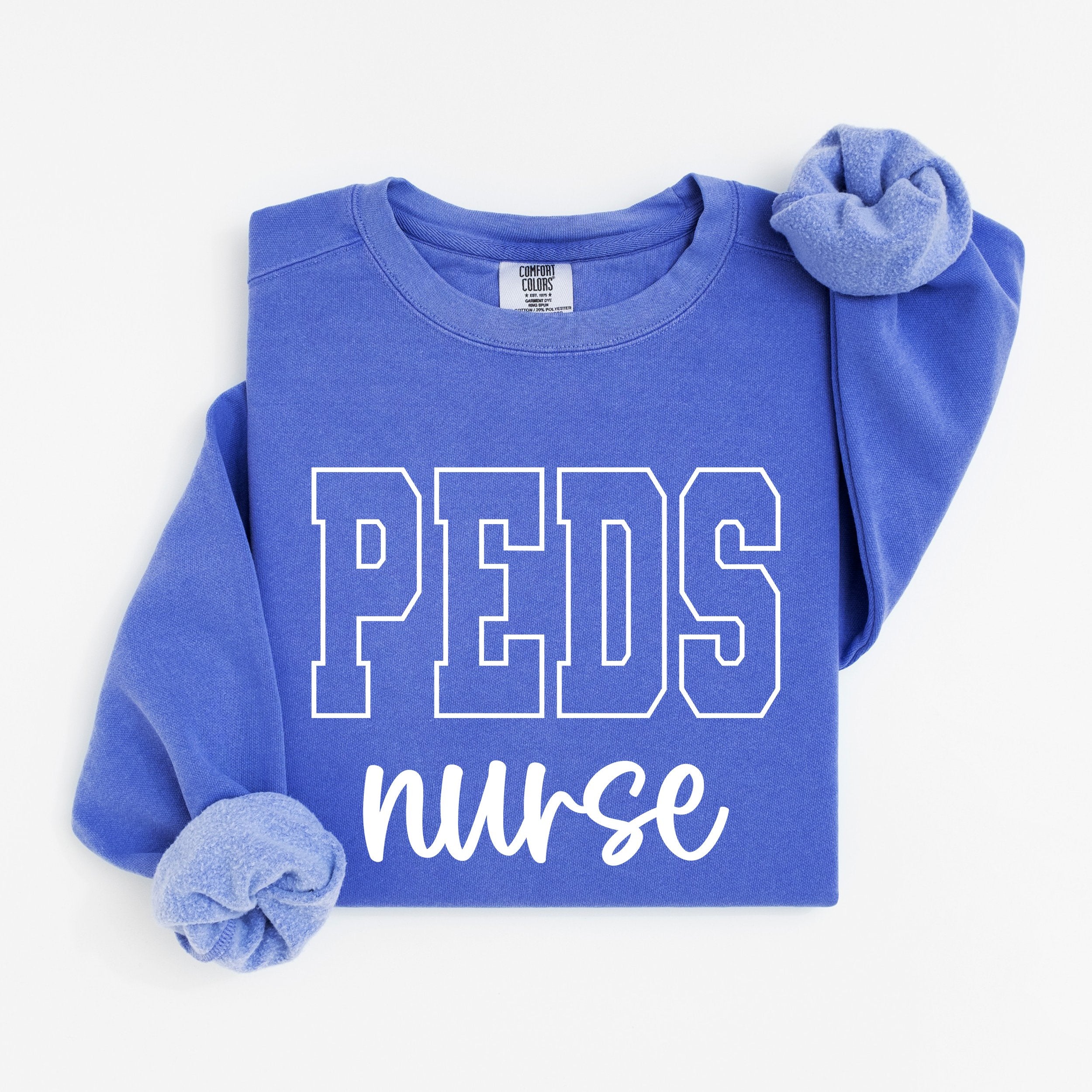 Peds Nurse Varsity Crewneck