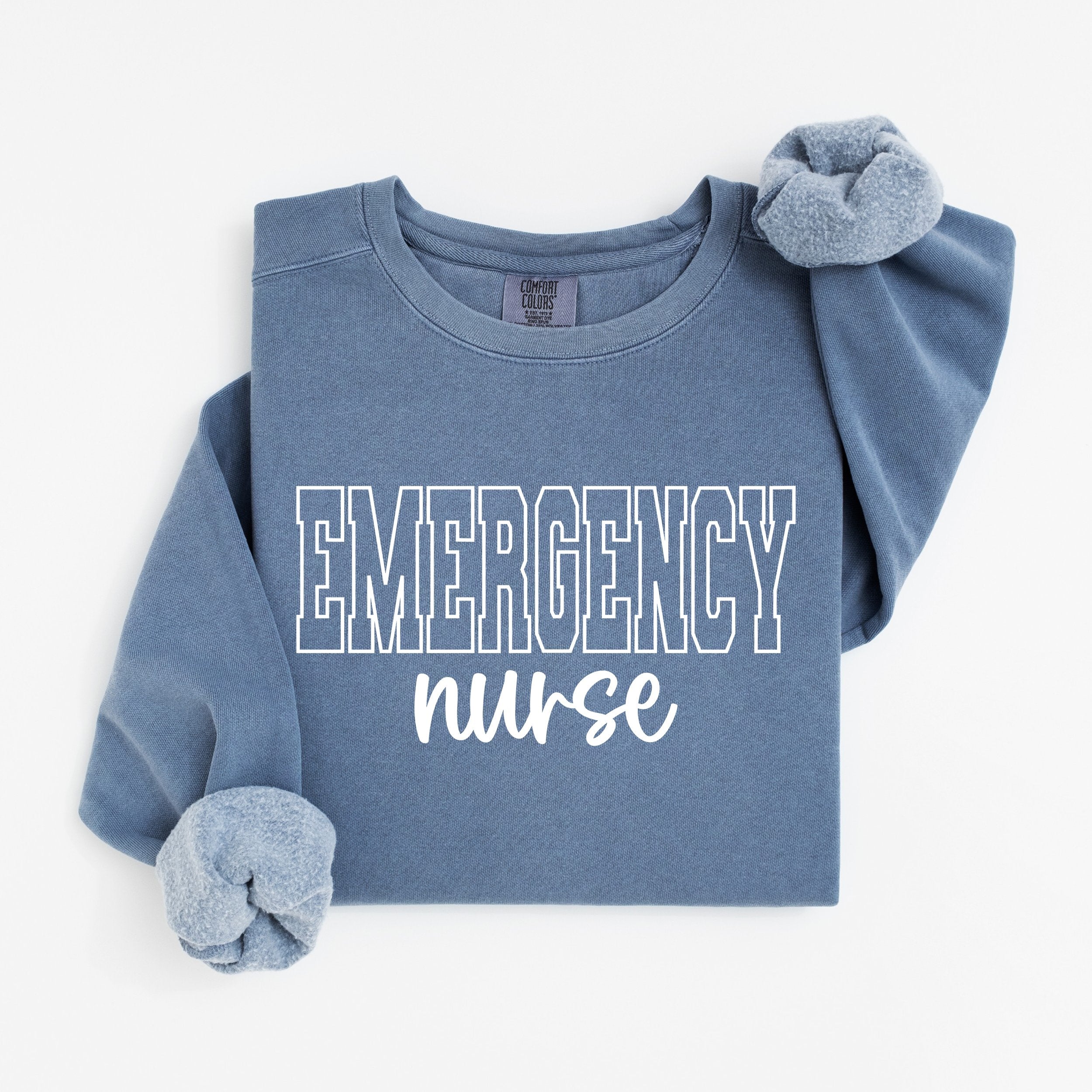 Emergency Nurse Varsity Crewneck