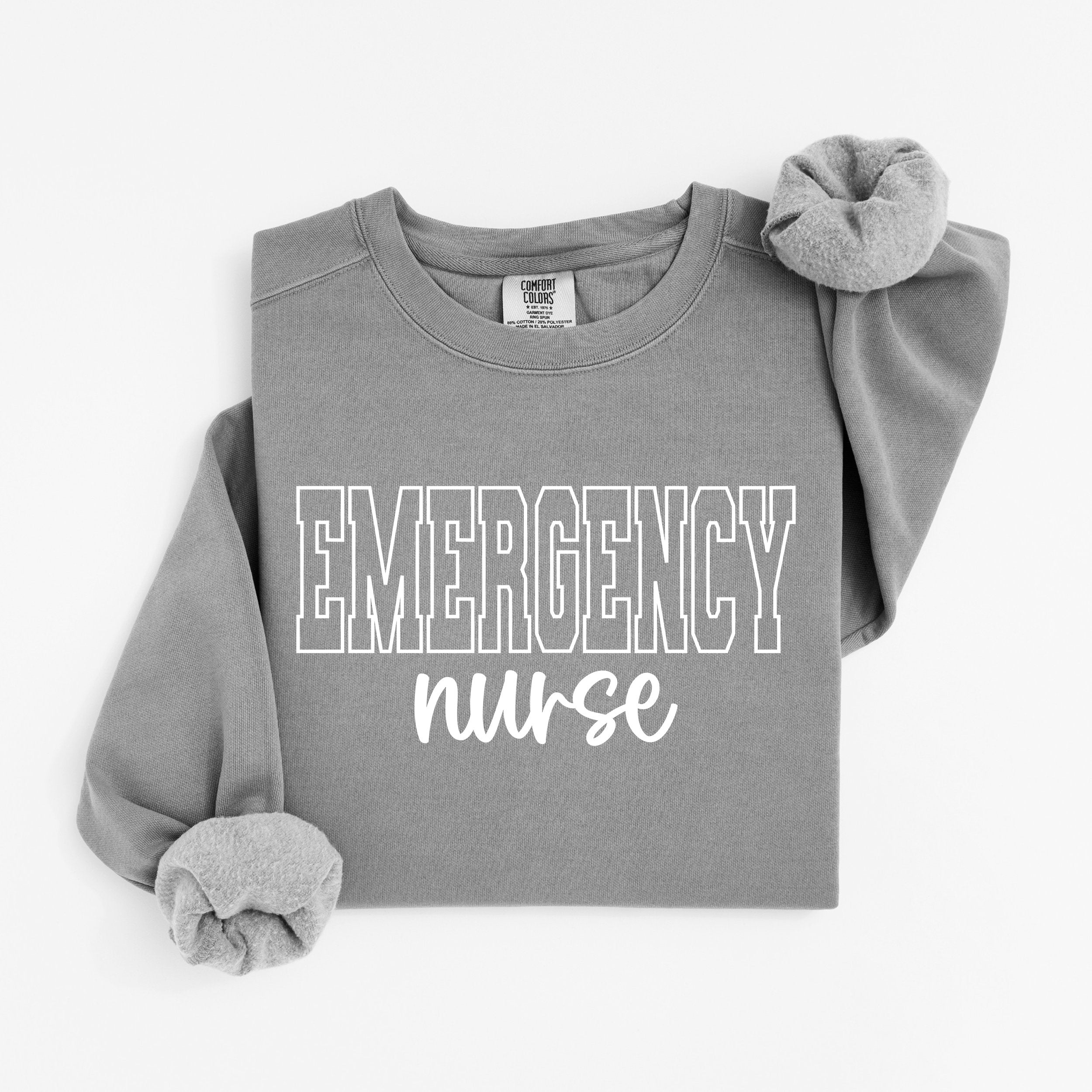 Emergency Nurse Varsity Crewneck