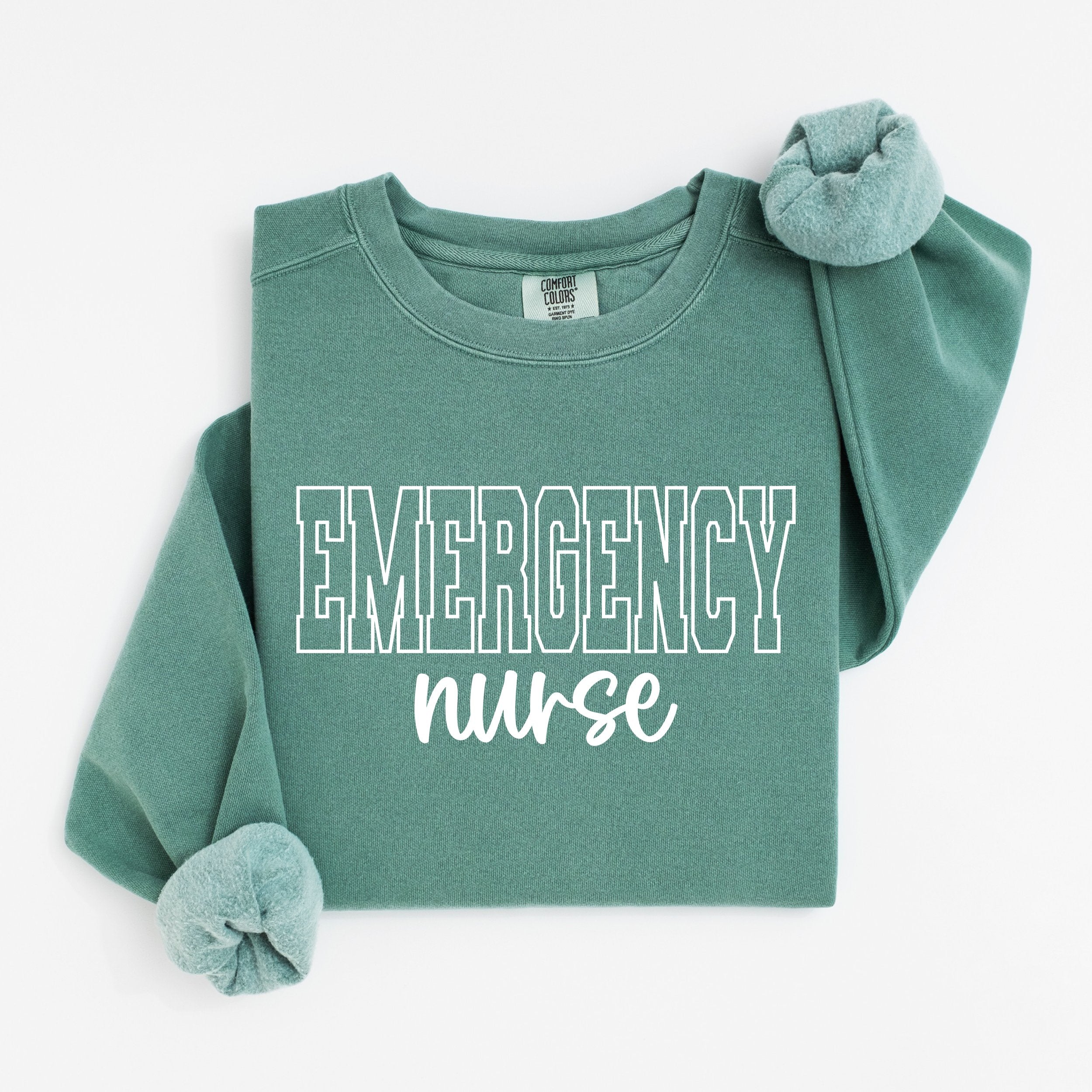 Emergency Nurse Varsity Crewneck