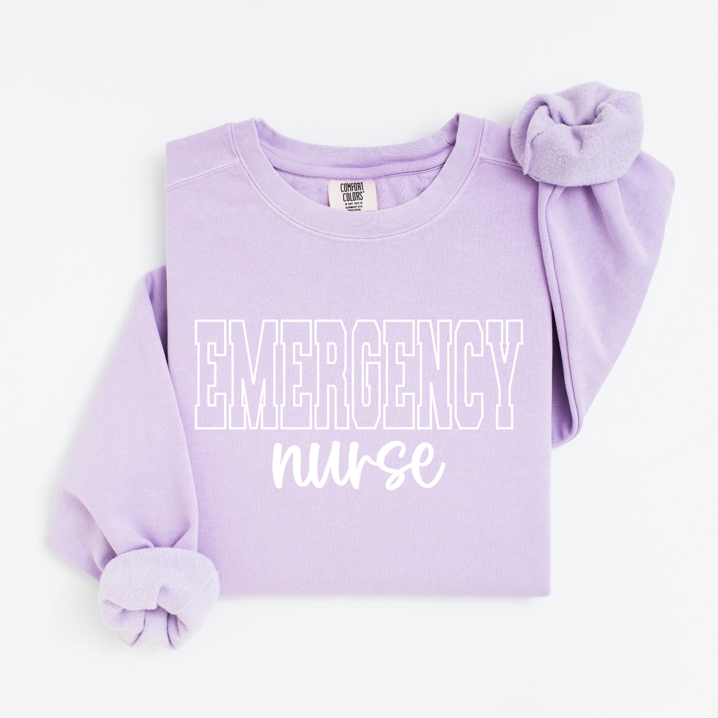 Emergency Nurse Varsity Crewneck