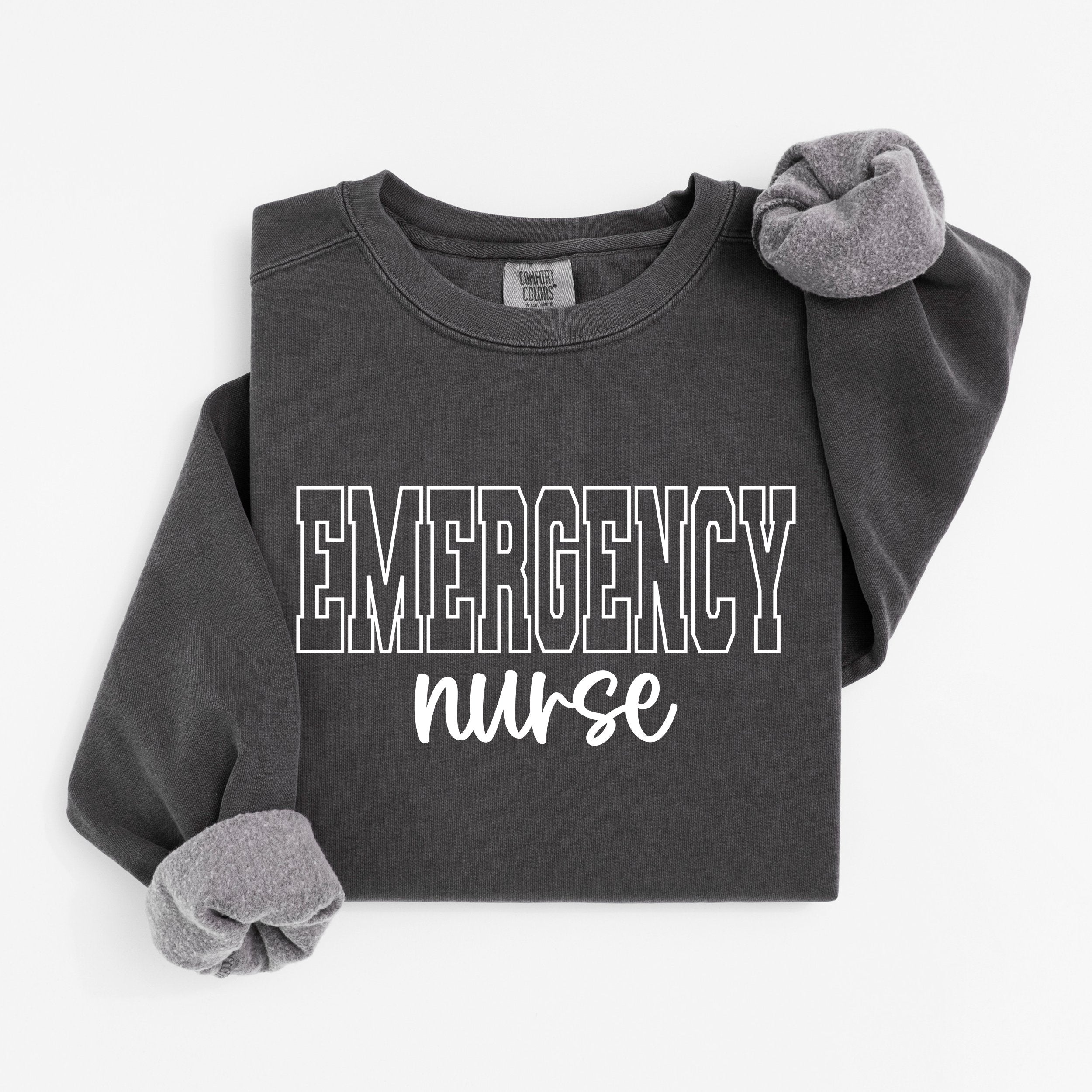 Emergency Nurse Varsity Crewneck