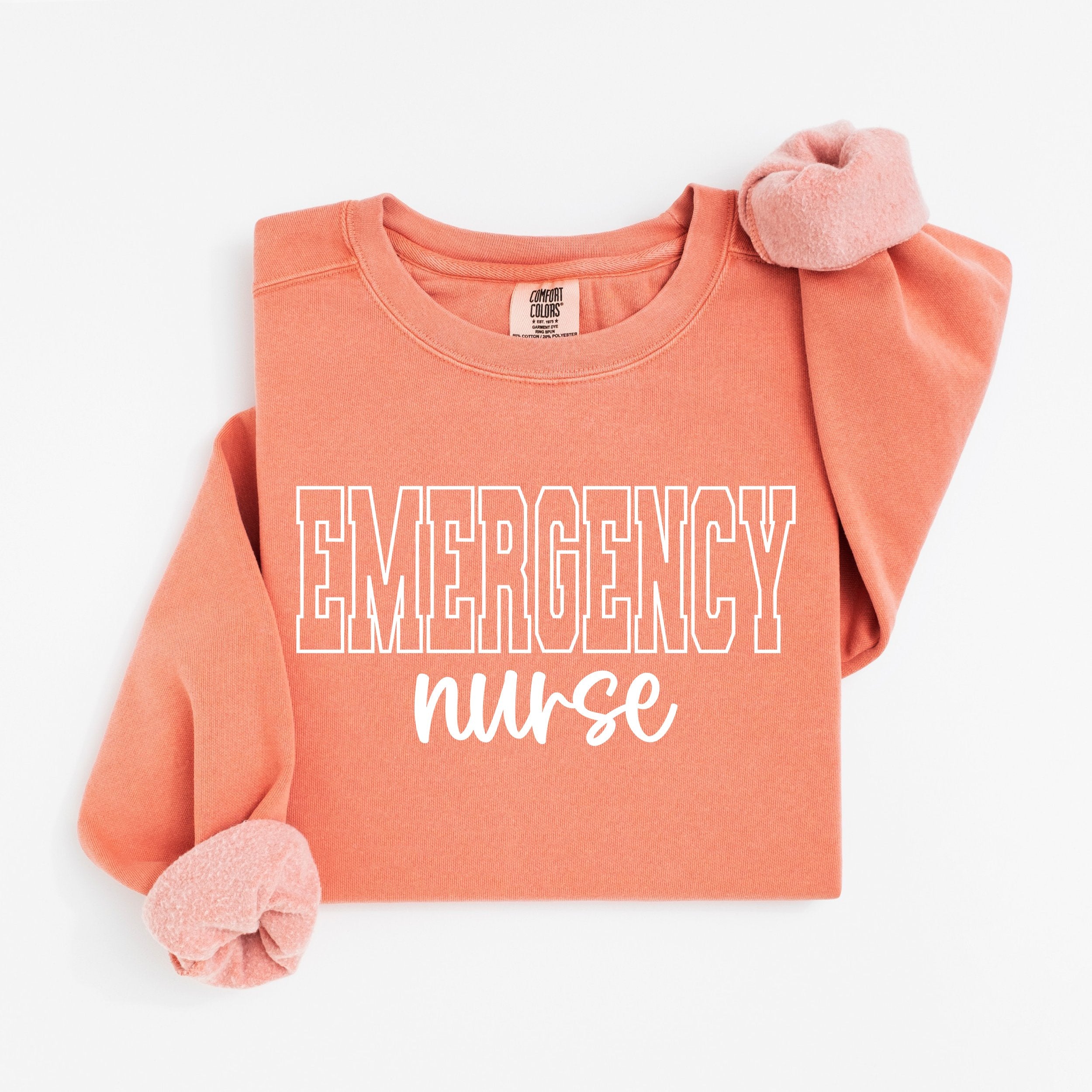 Emergency Nurse Varsity Crewneck