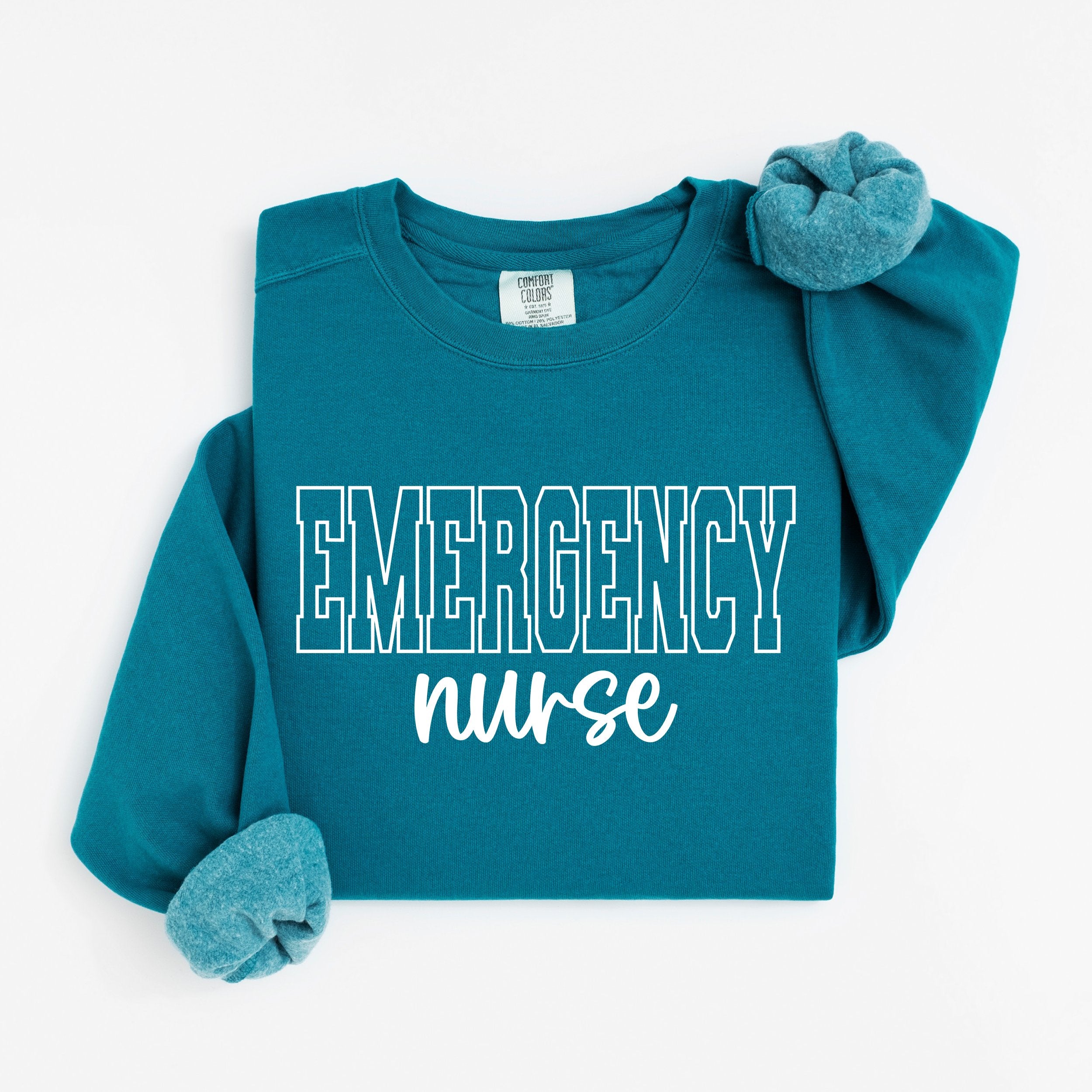 Emergency Nurse Varsity Crewneck