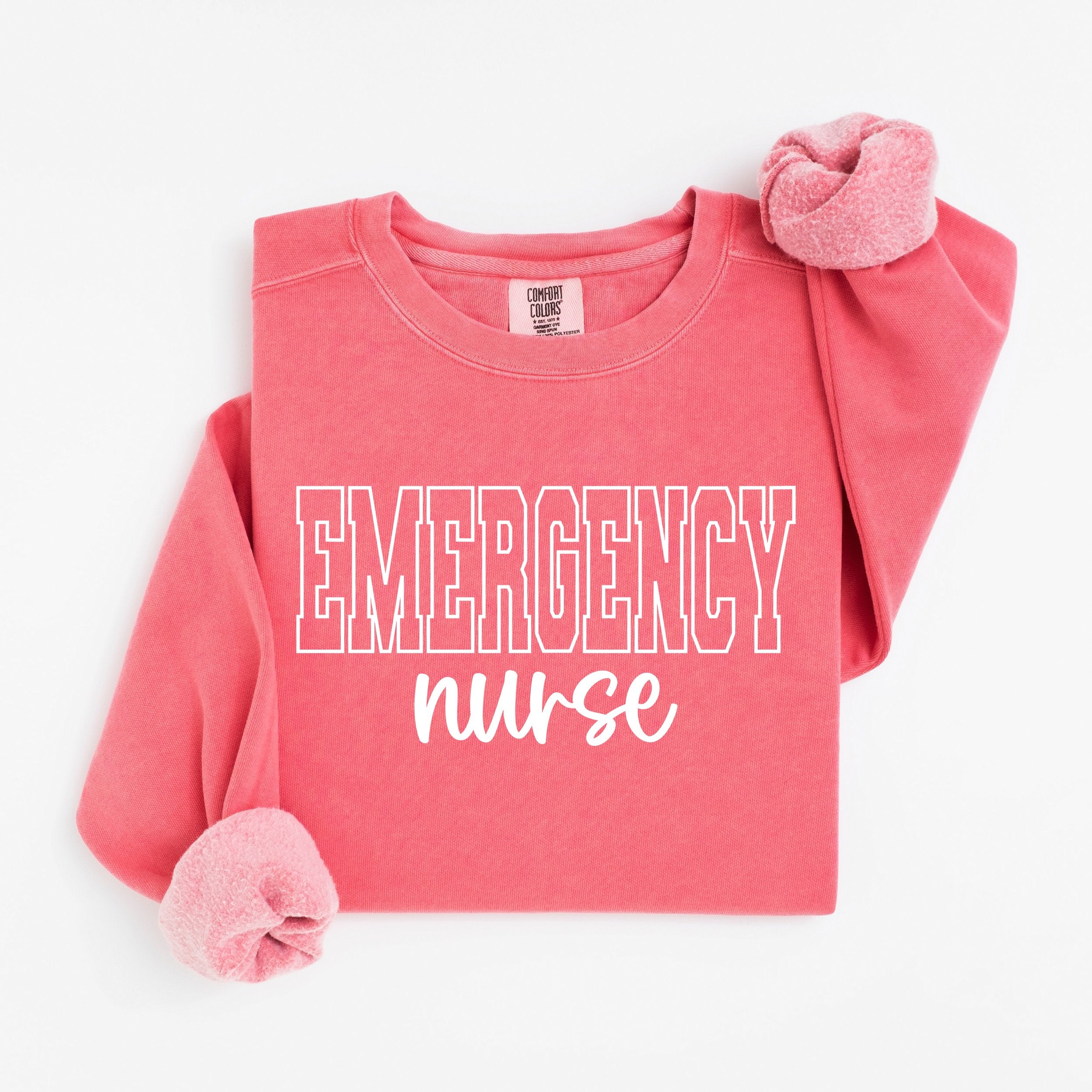 Emergency Nurse Varsity Crewneck