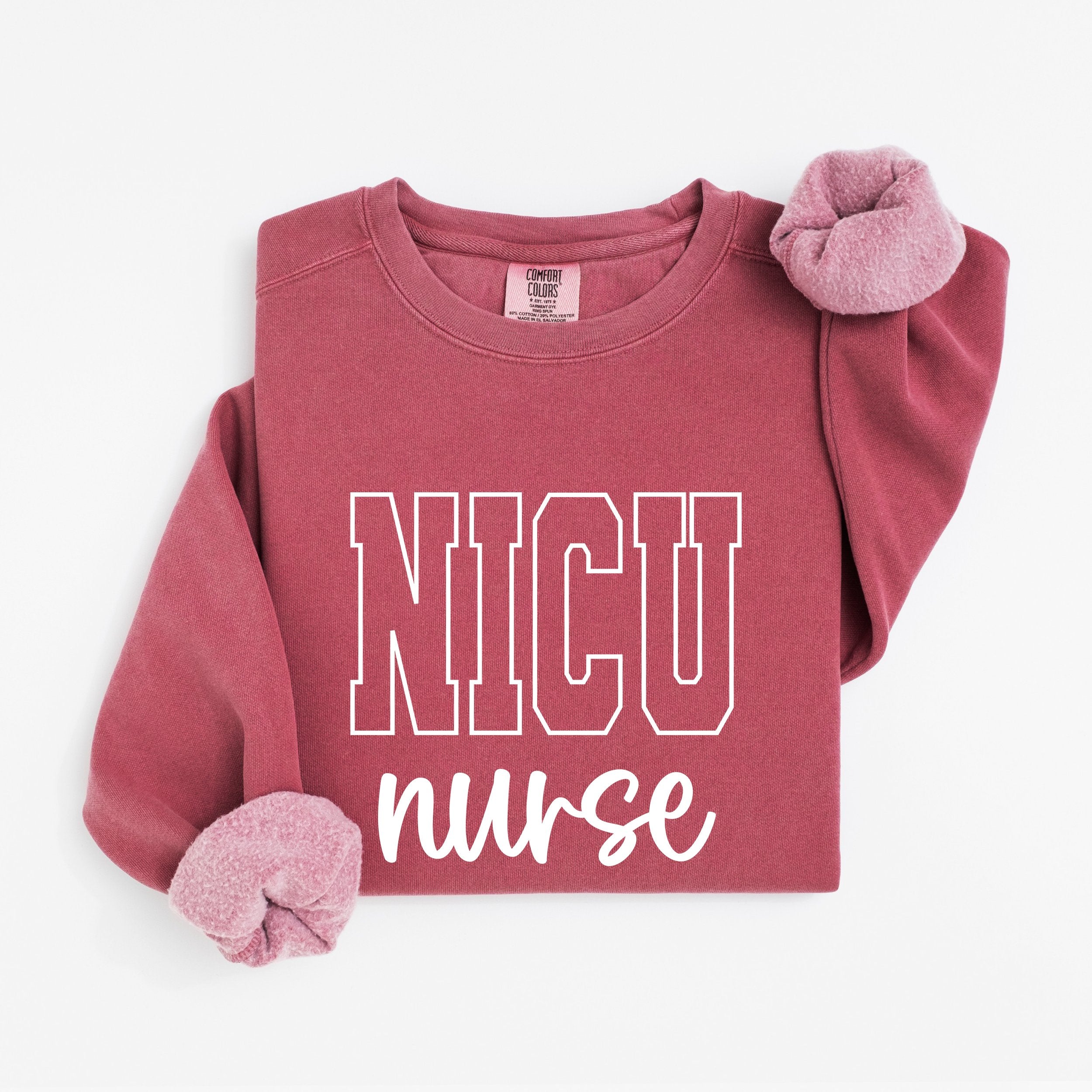 NICU Nurse Varsity Crewneck