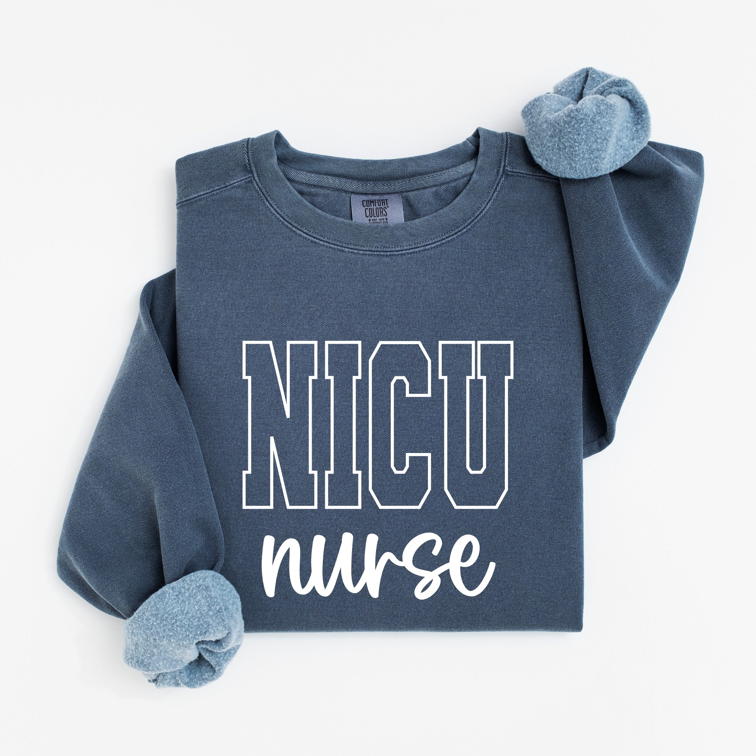 NICU Nurse Varsity Crewneck