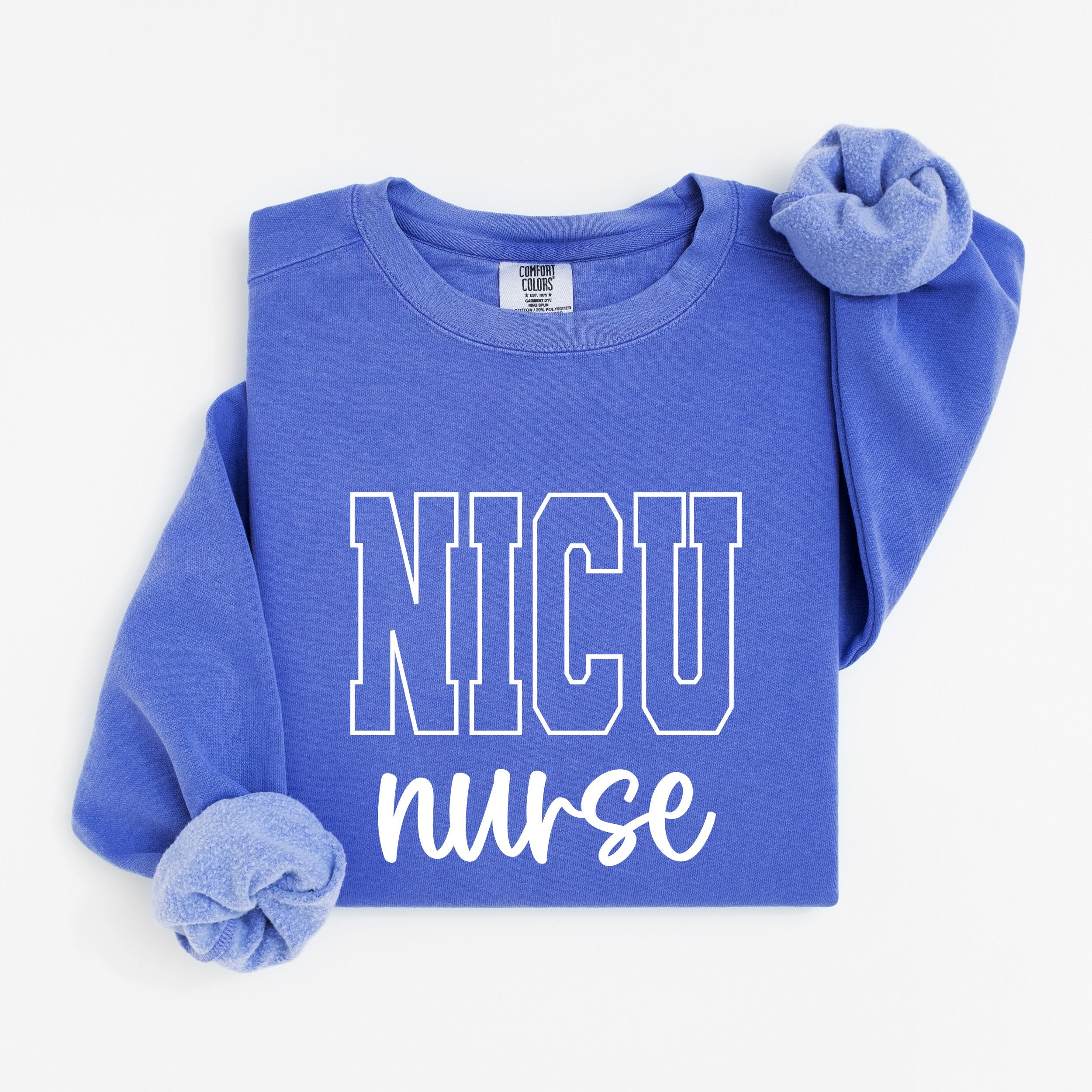 NICU Nurse Varsity Crewneck