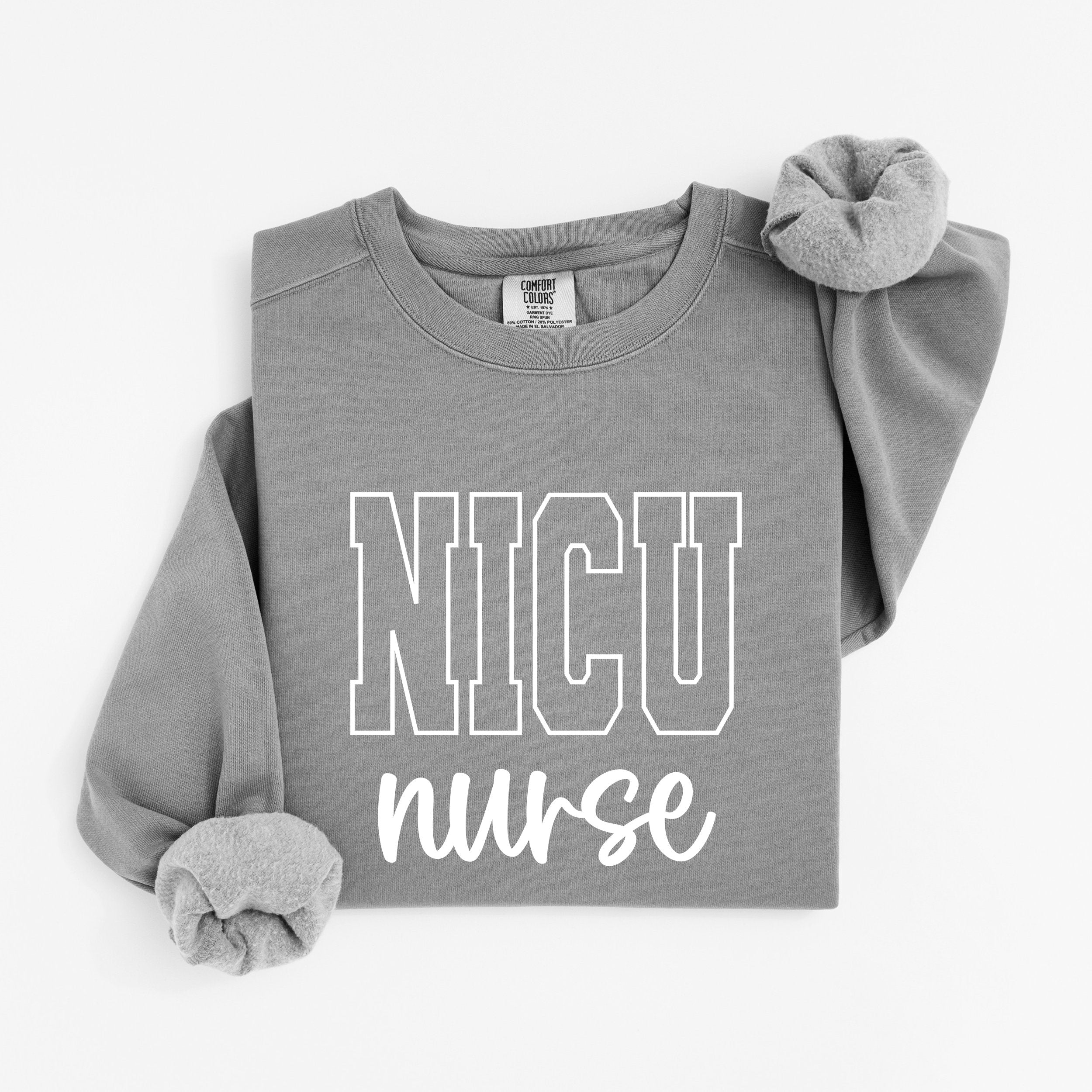 NICU Nurse Varsity Crewneck