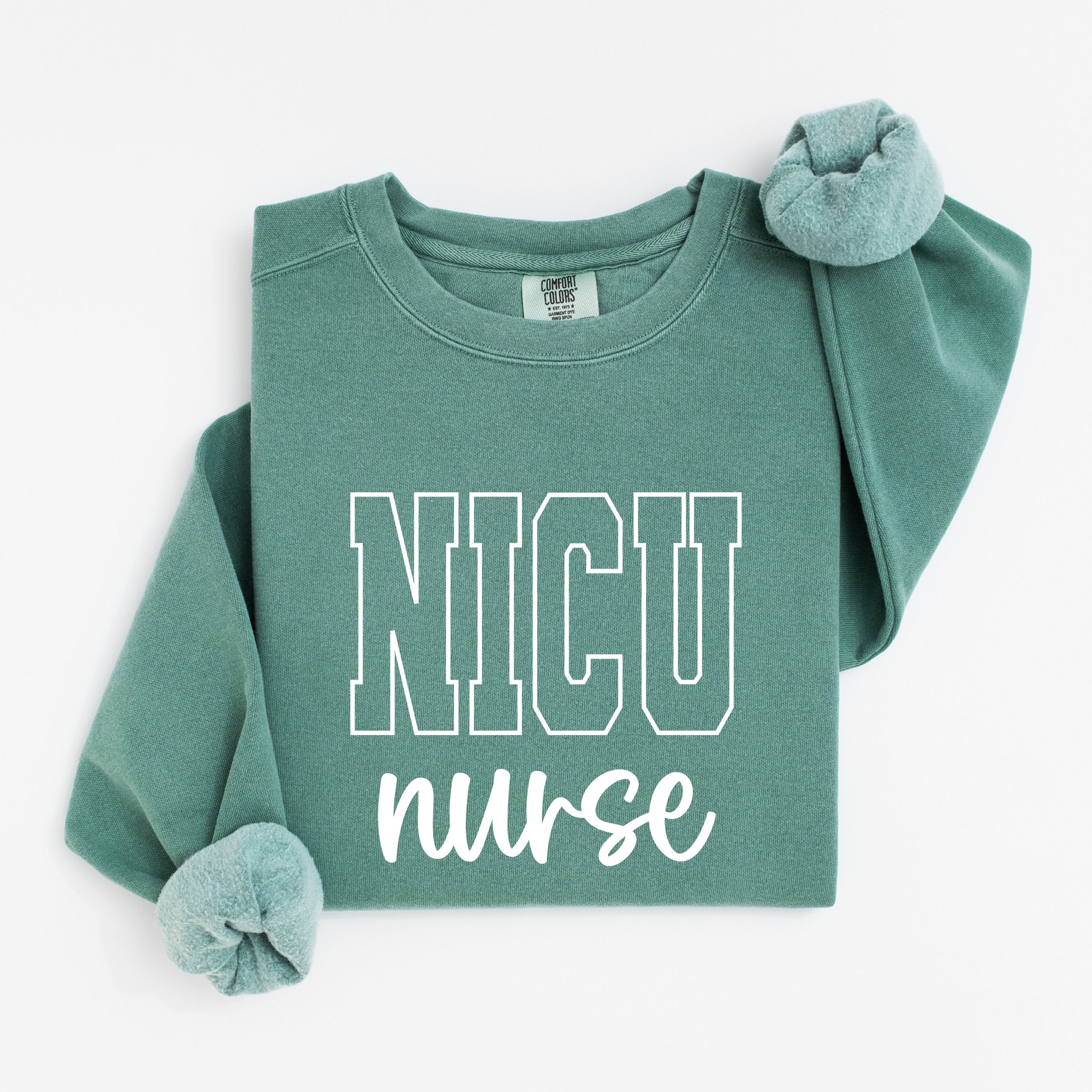 NICU Nurse Varsity Crewneck
