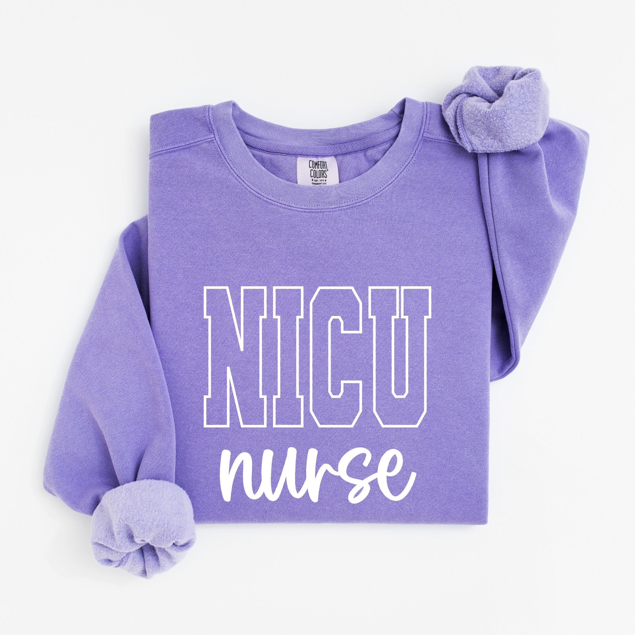 NICU Nurse Varsity Crewneck