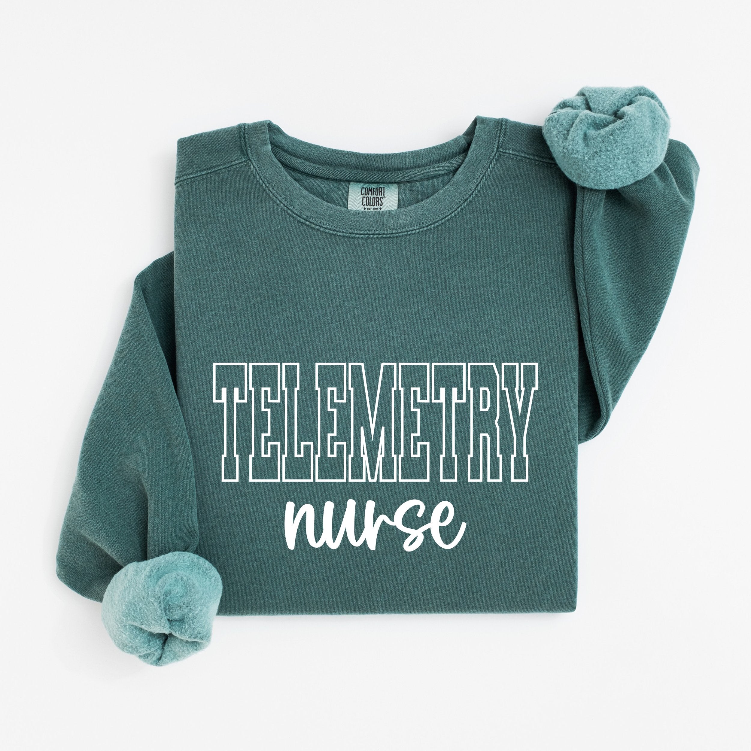 Telemetry Nurse Varsity Crewneck