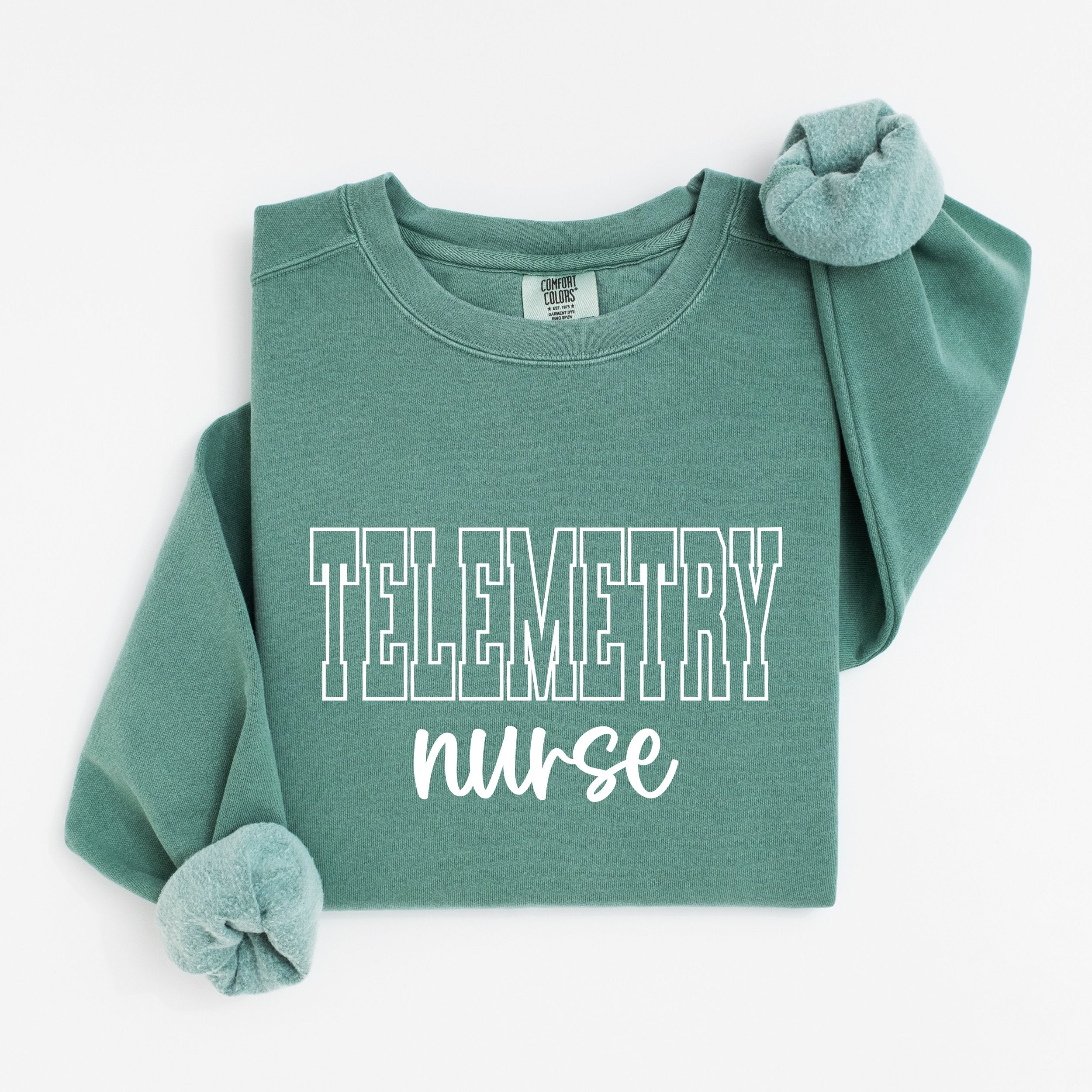 Telemetry Nurse Varsity Crewneck
