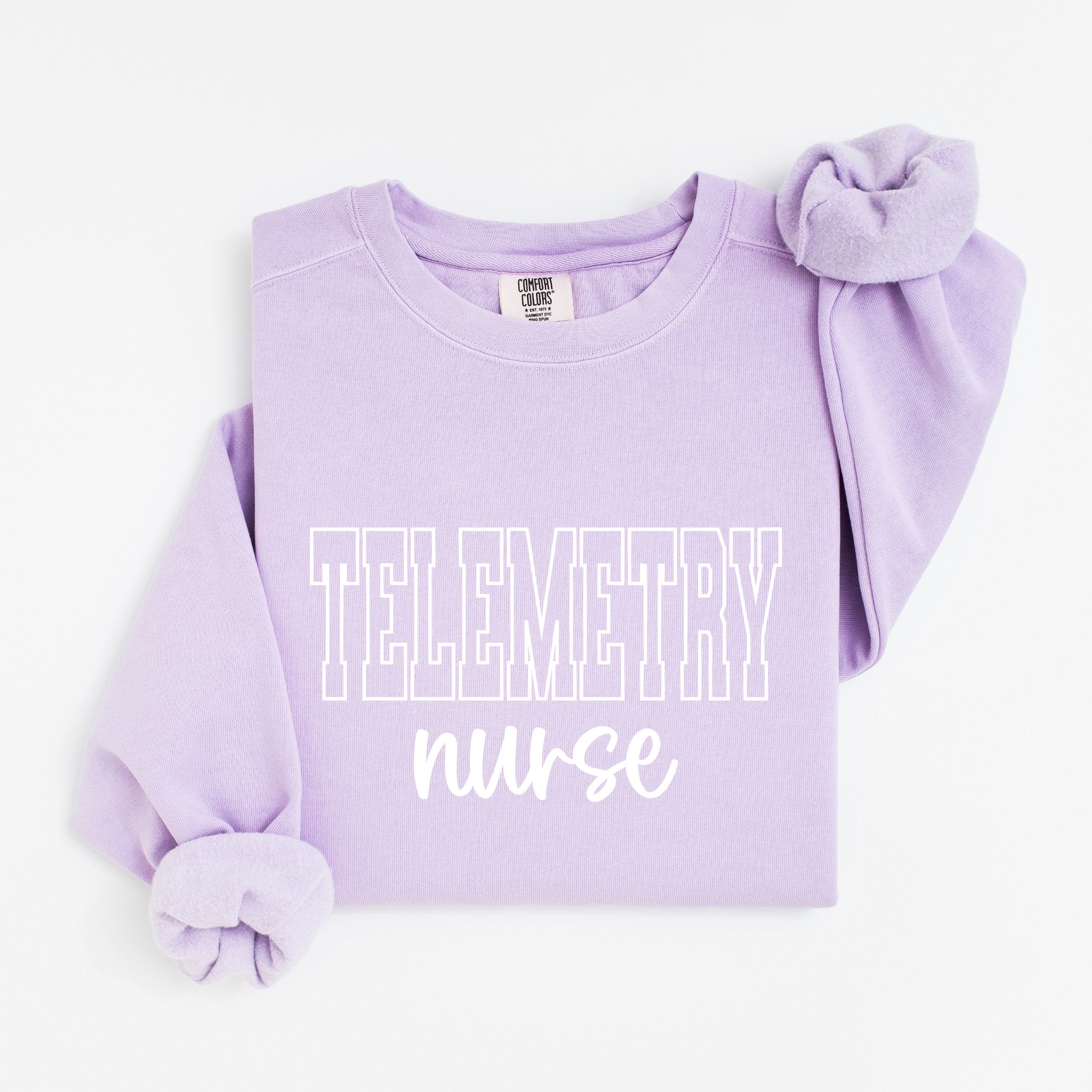 Telemetry Nurse Varsity Crewneck