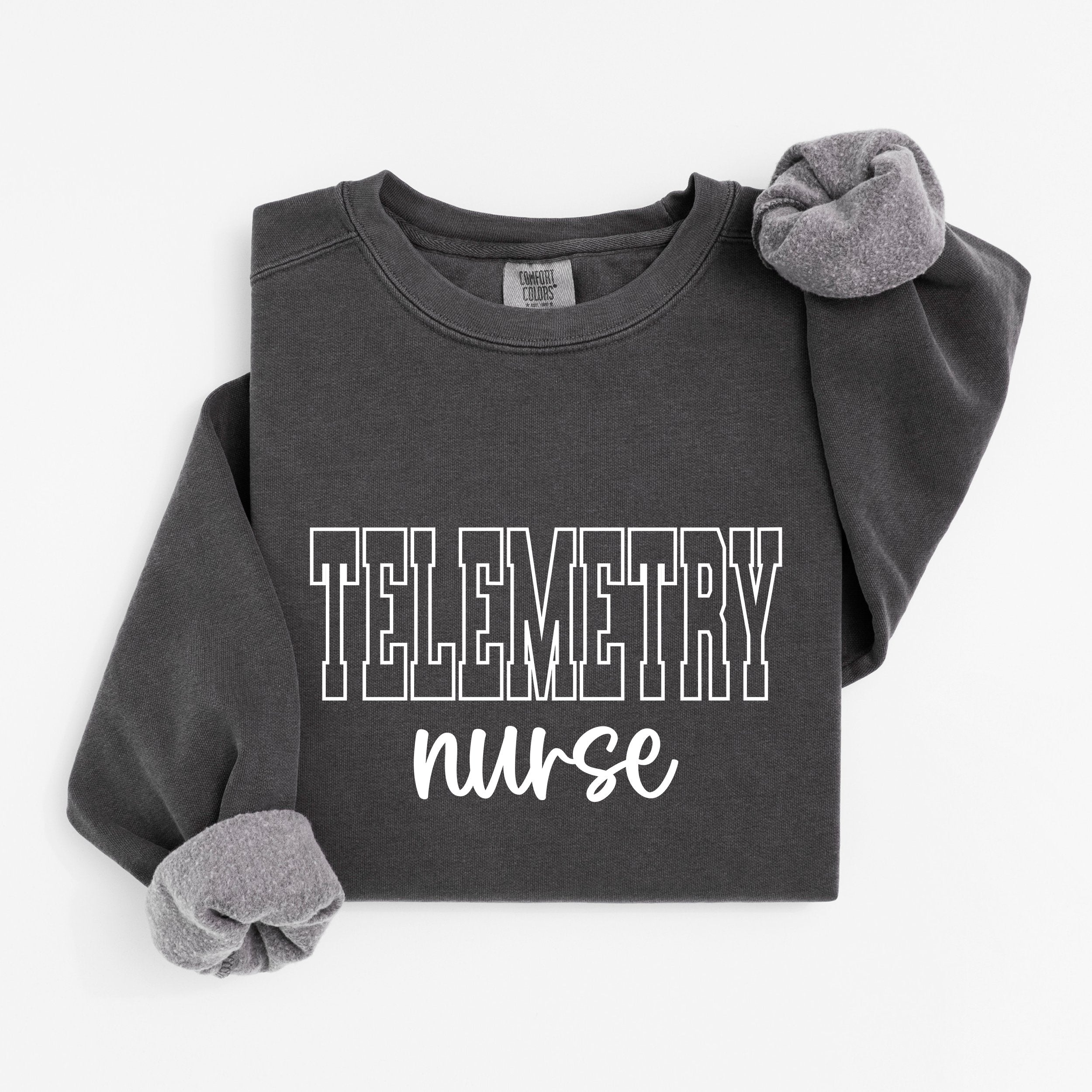 Telemetry Nurse Varsity Crewneck