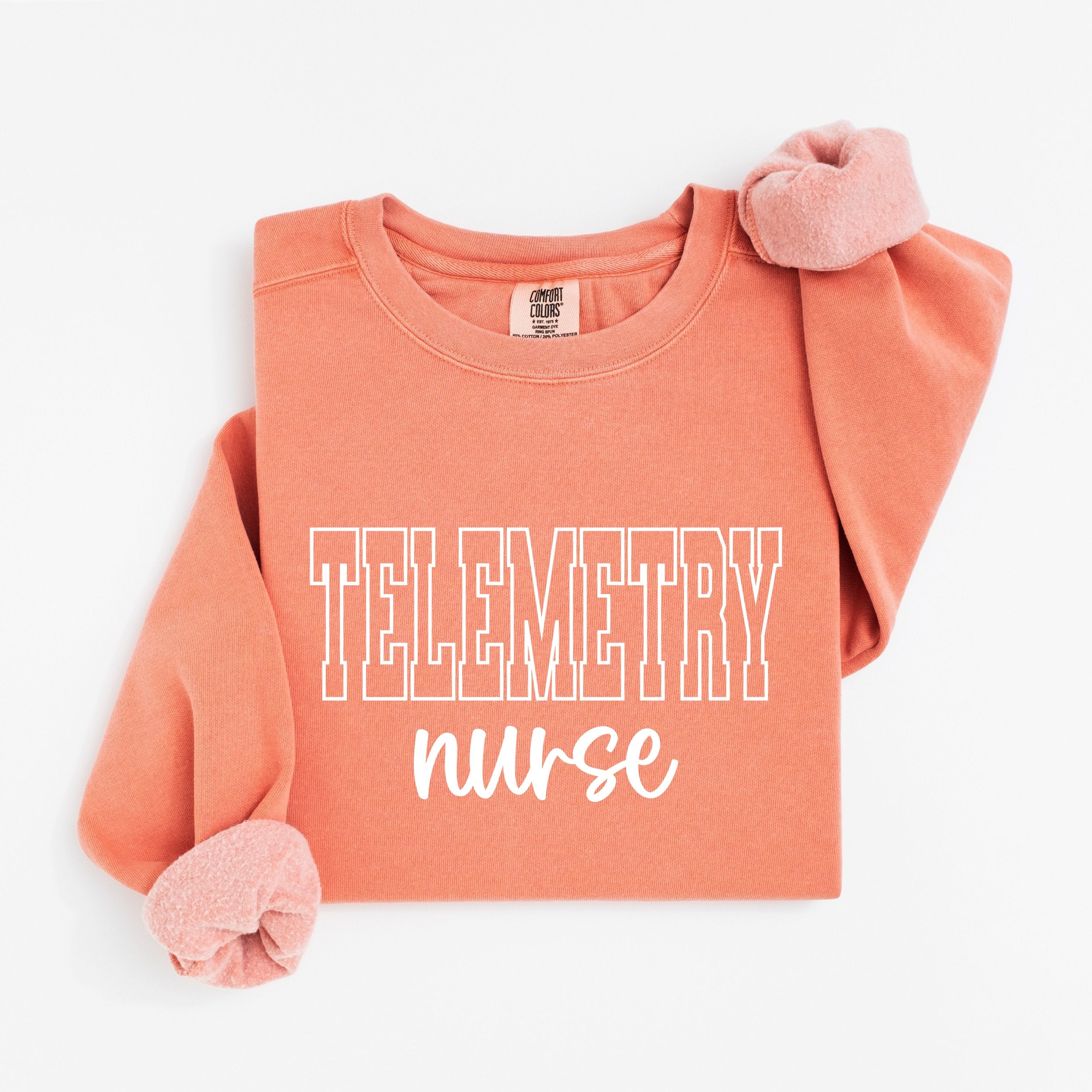 Telemetry Nurse Varsity Crewneck