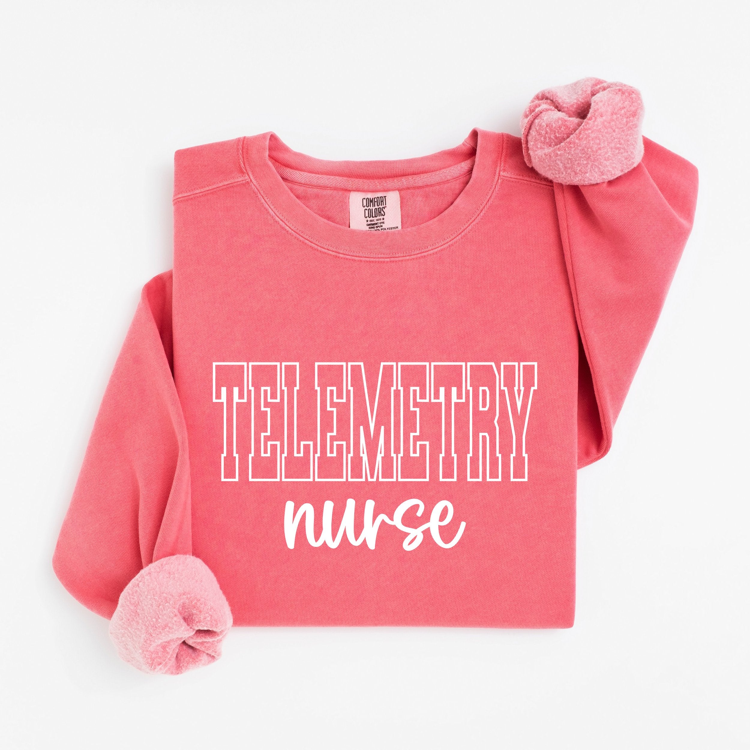 Telemetry Nurse Varsity Crewneck